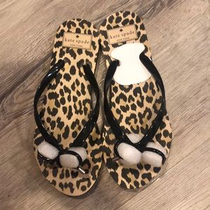 Kate spade leopard sandals